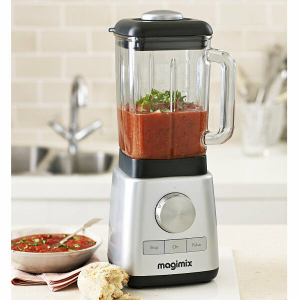 20 DAY DELIVERY Magimix 1.8 litre blender with large capacity, heat resistant Glass jar with multifunctional settings for crushed ice, smoothie, soups, desserts with blendermix feature. 11619