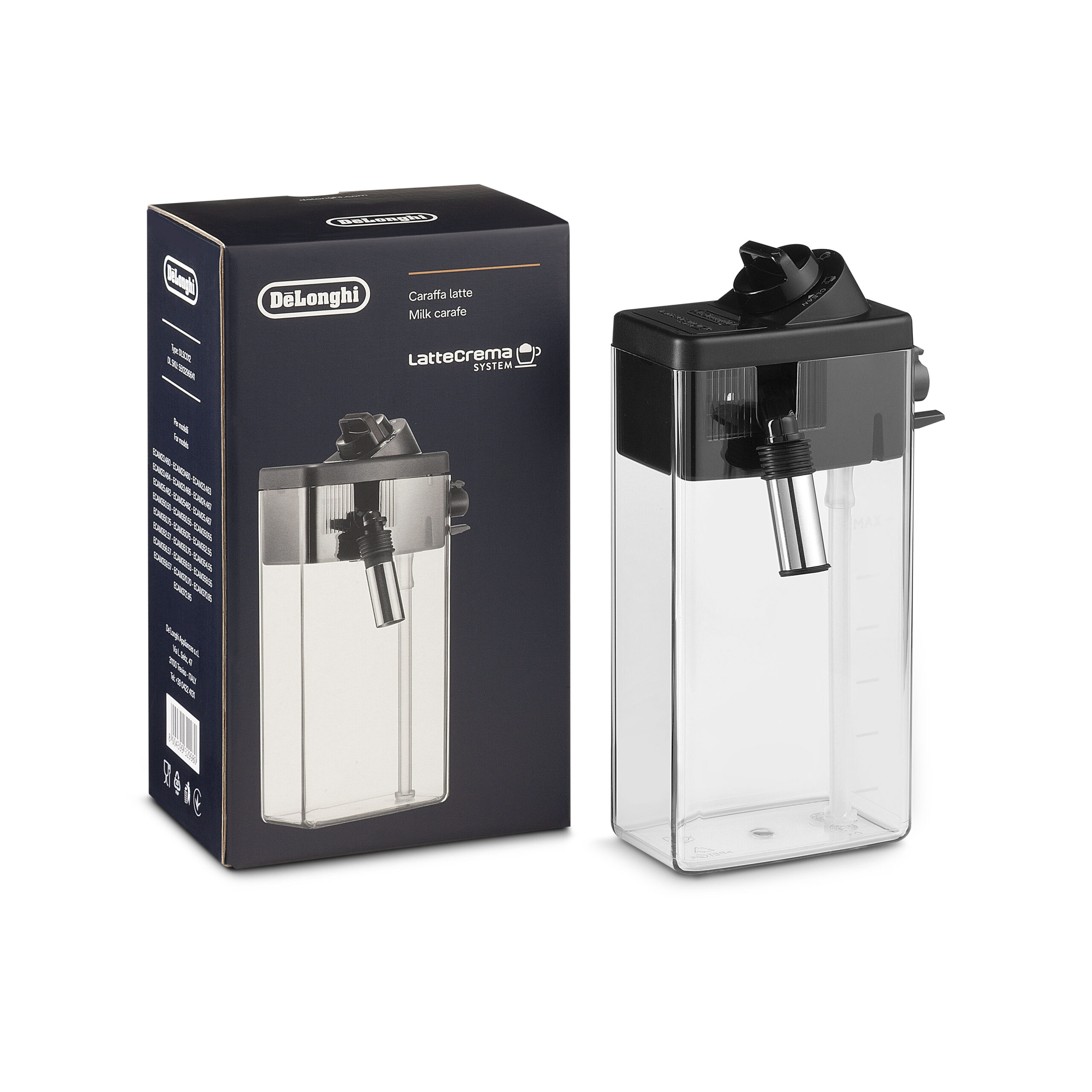 DELONGHI MILK JUG CARAFE DINAMICA, DINAMICA PLUS AND MAGNIFICA S CAPPUCCINO DLSC012