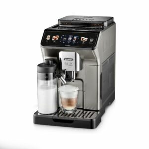 DeLonghi Eletta Explore Bean to Cup Coffee Machine with Cold Brew Technology - Titanium | ECAM450.86.T